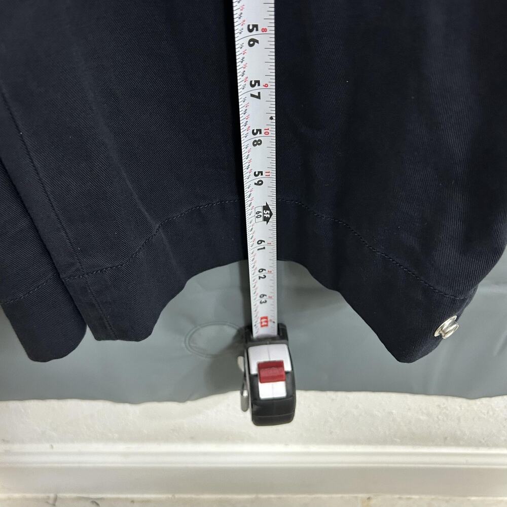 ALC Jumpsuit 6 Rivington Belted Twill Utility Wide Leg Cotton Blue Casual - Picture 16 of 16
